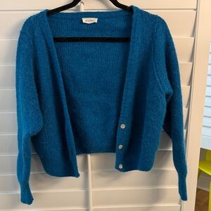 American Vintage brand East blue cardigan sz XS/S worn once $230